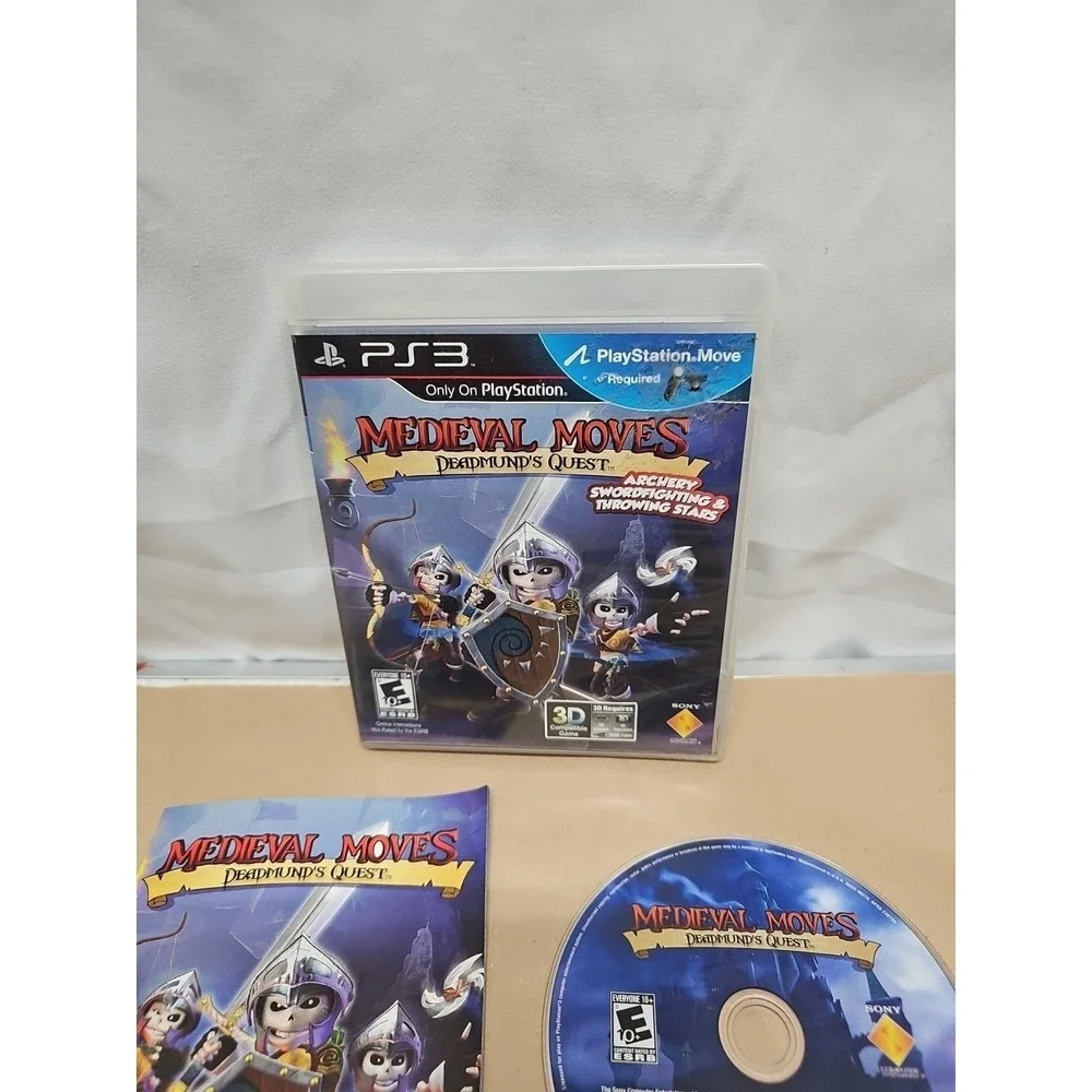 Medieval Moves Deadmund's Quest (Sony PlayStation 3, PS3 2011) CIB Complete‎
